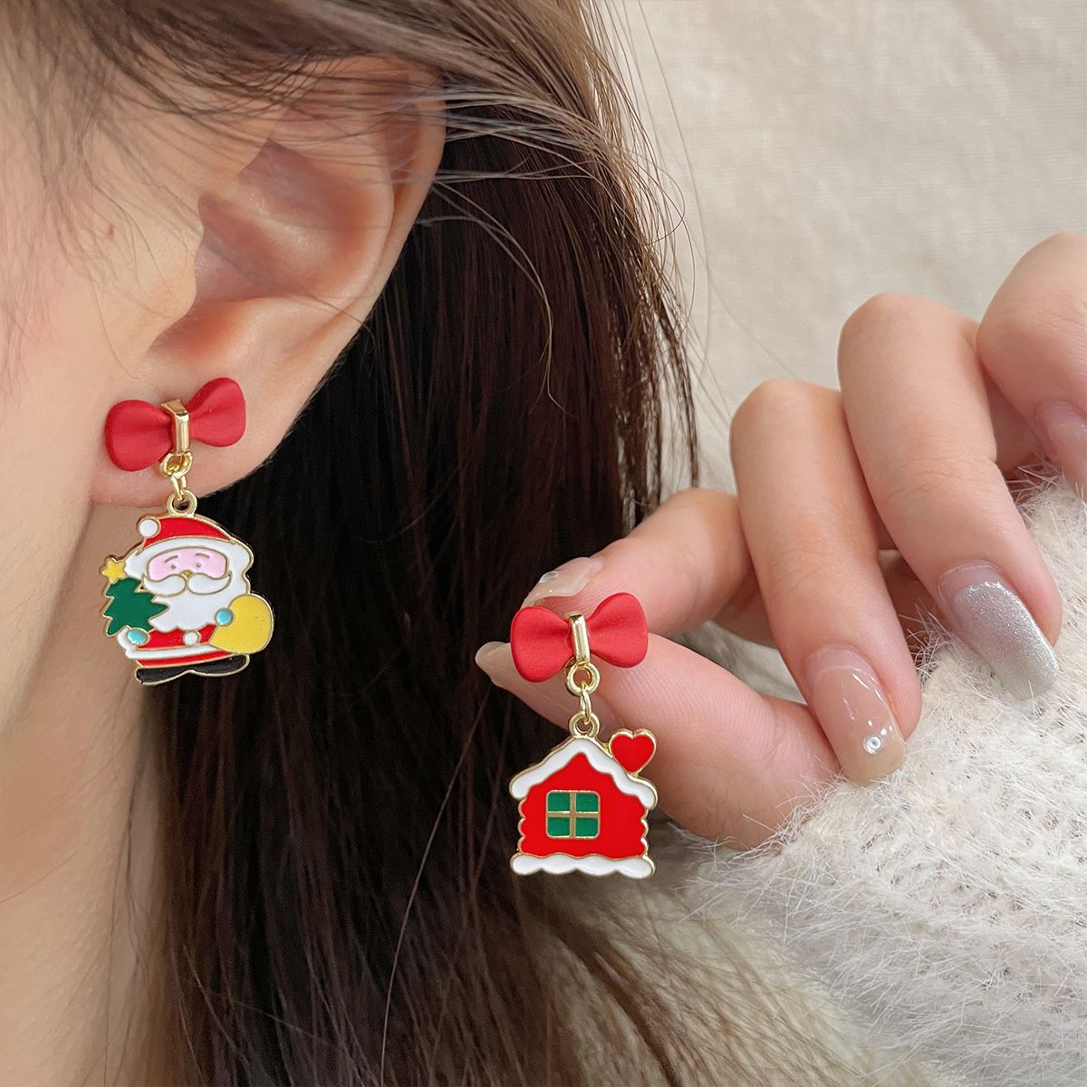 Christmas Dangle Earrings
