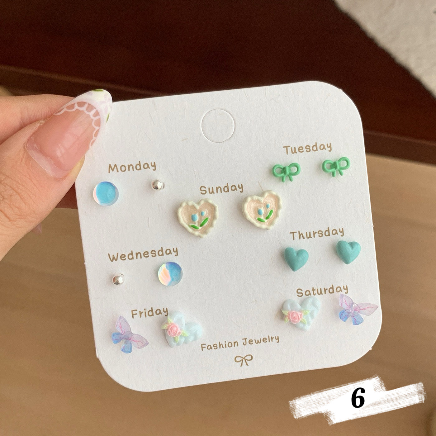 New Spring Flower Earring Set