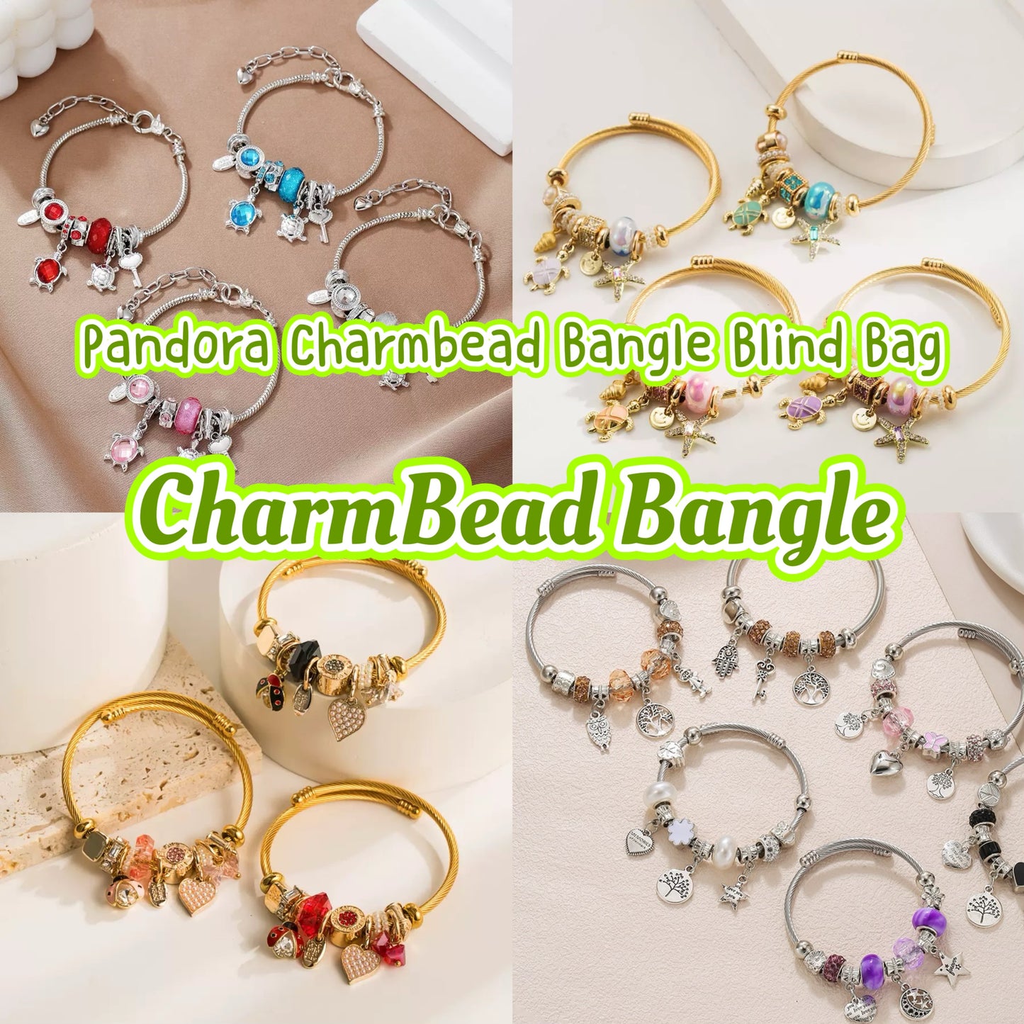 Pandora Charm Bead Bangle - Blind Bag