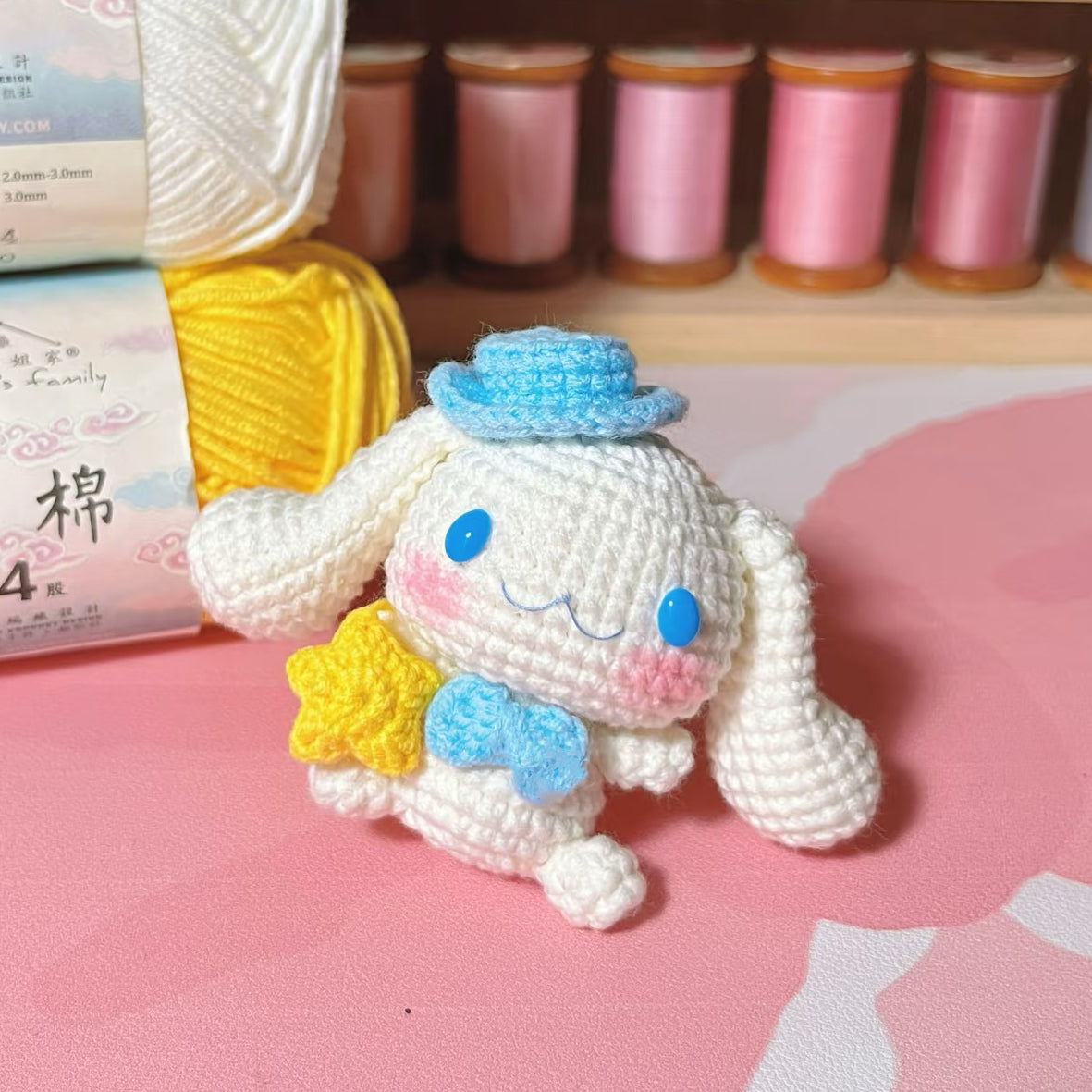 Cinnamonroll Handmade Crocheted Doll