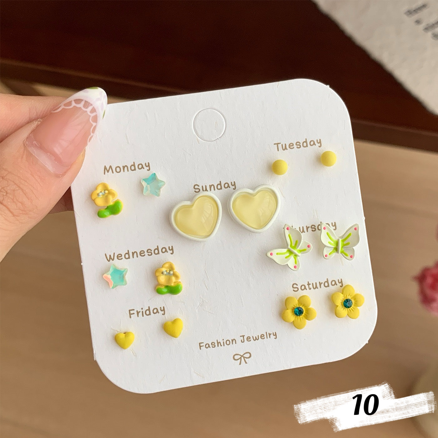 New Spring Flower Earring Set