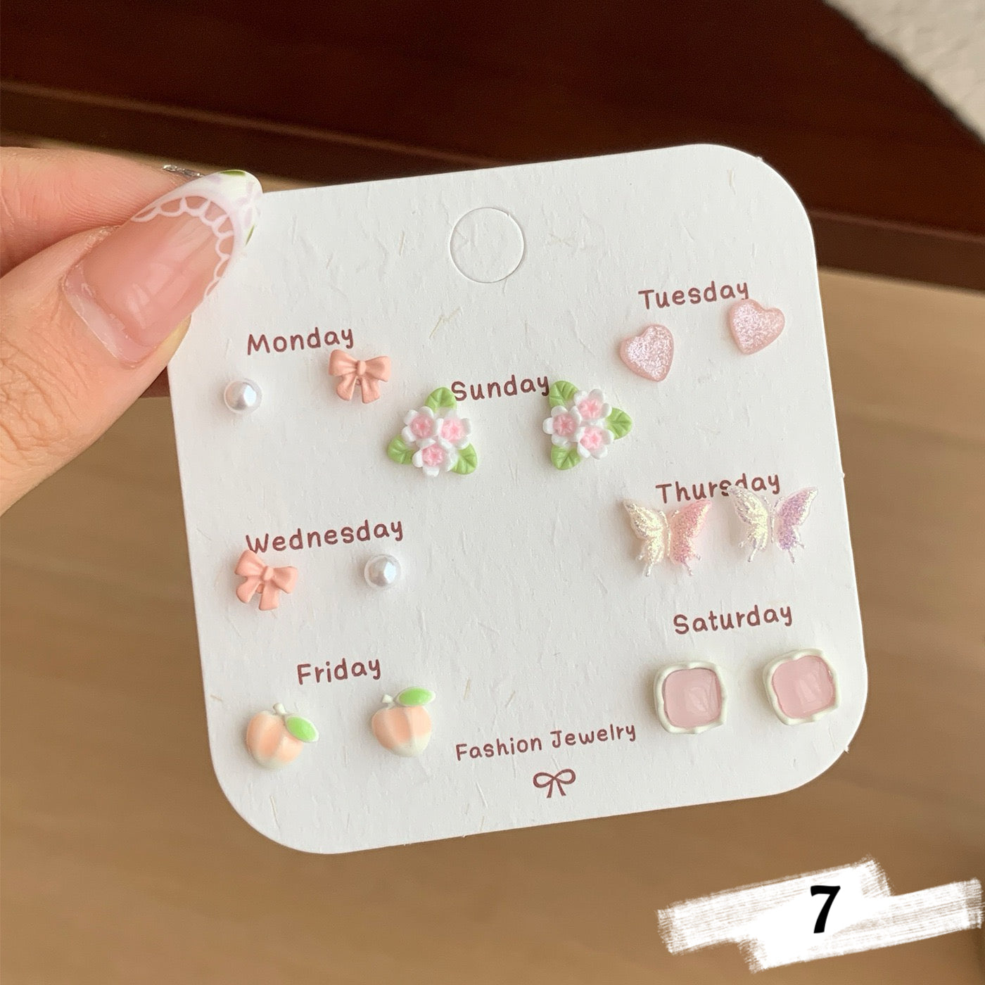 New Spring Flower Earring Set