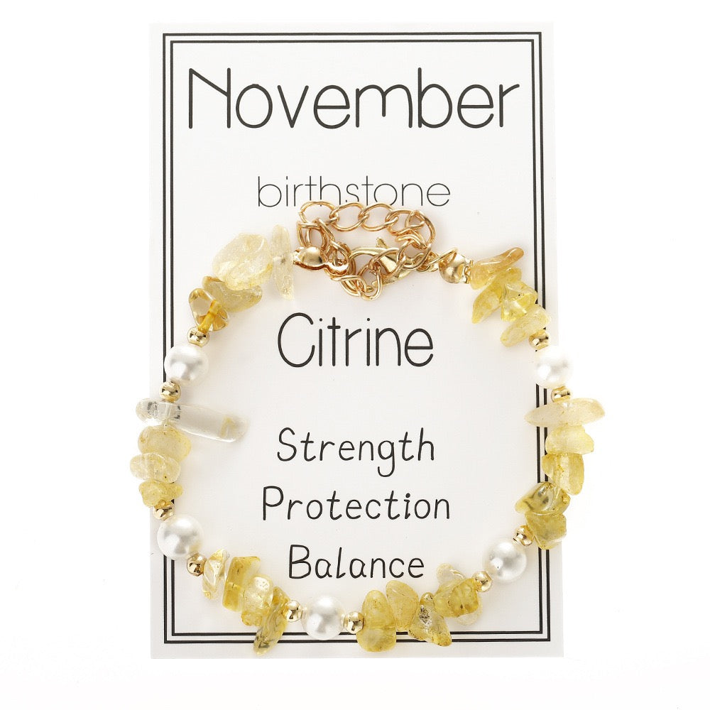 Birthstone Crystal Bracelet