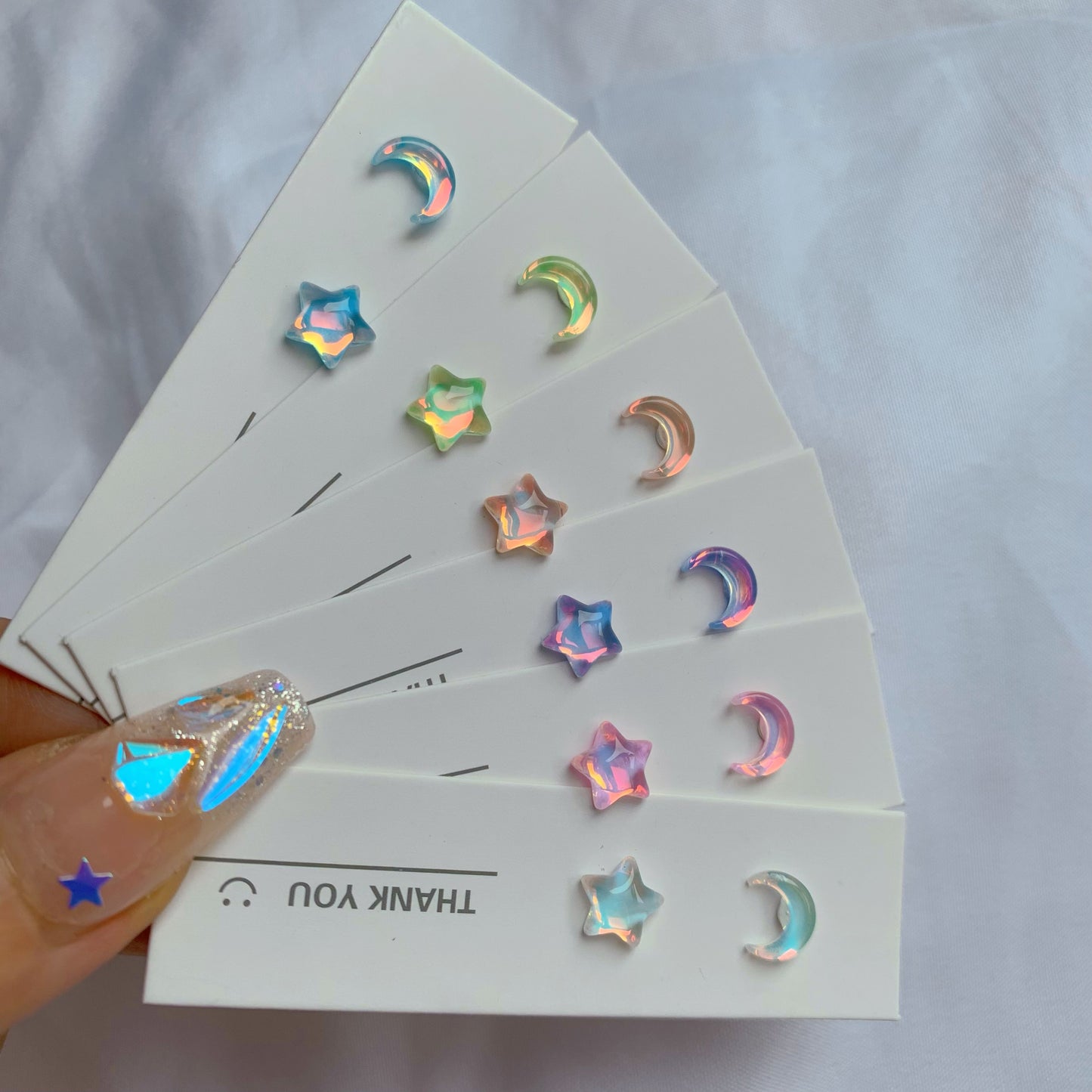 Galaxy Stone Earrings Set