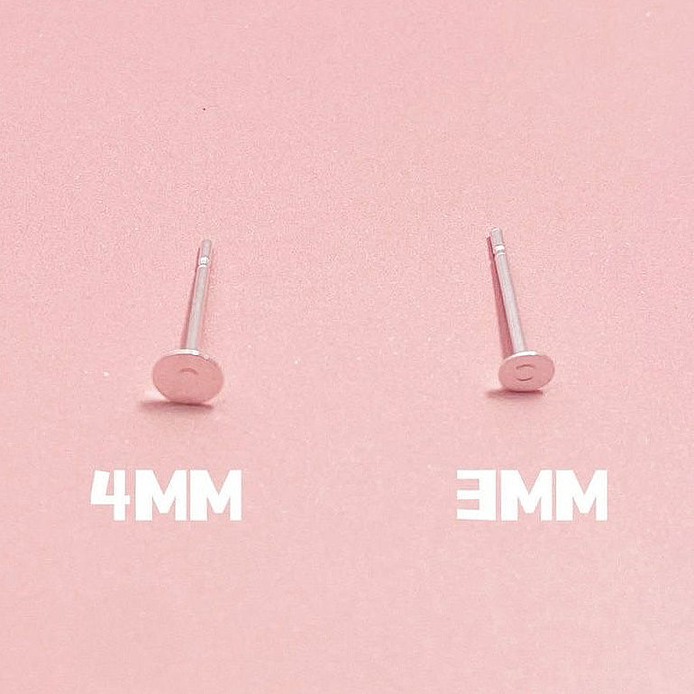 925 Sterling Silver Stud Earring Pins