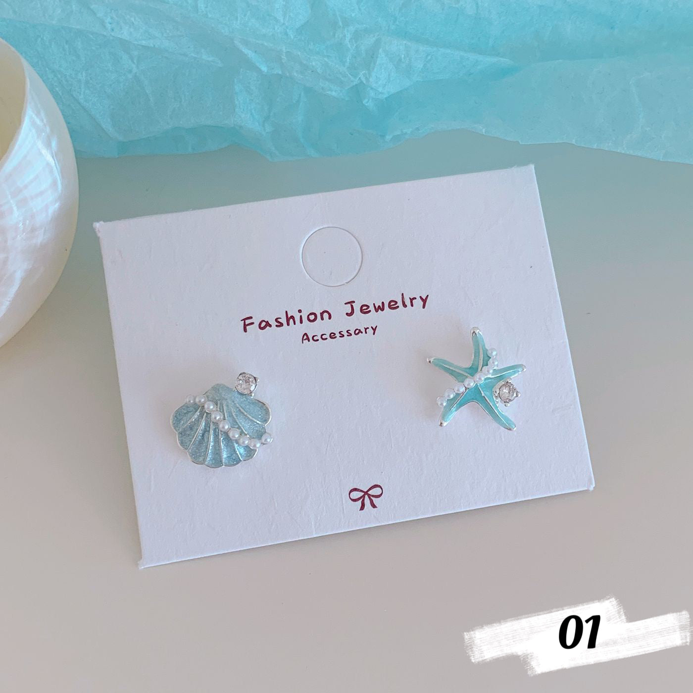 Ocean Series Stud Earrings
