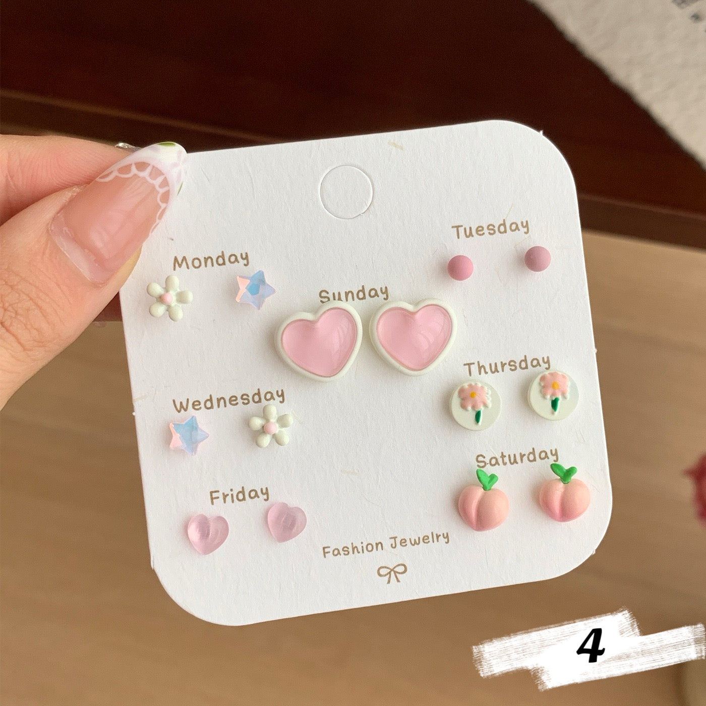New Spring Flower Earring Set