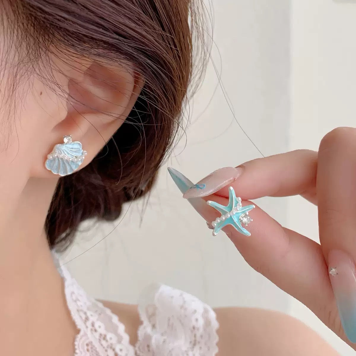 Ocean Series Stud Earrings
