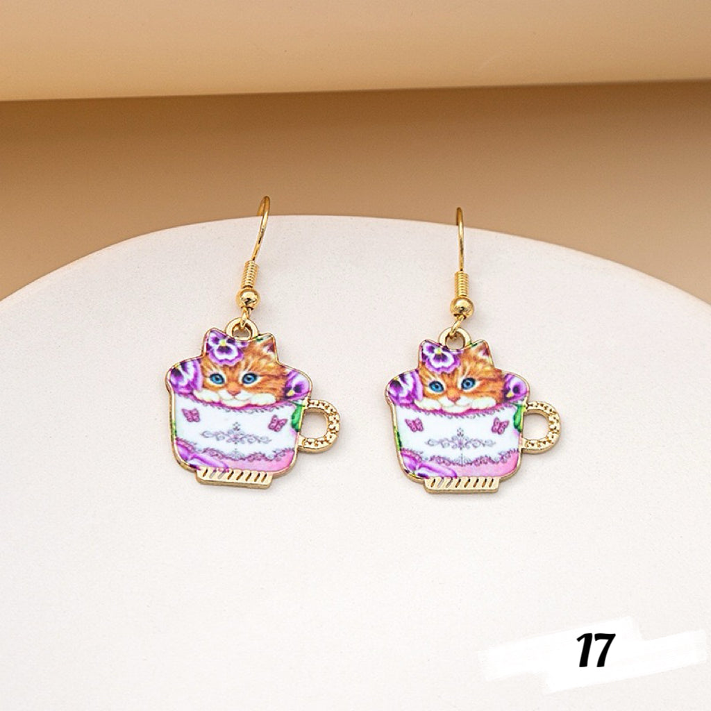 Cute Cat Series Earrings