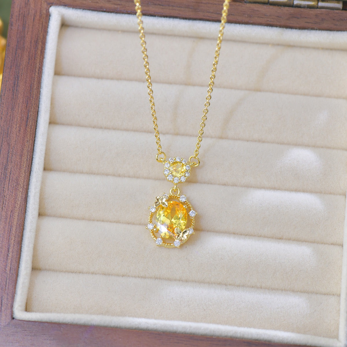Luxe Openwork Shiny Golden Jewelry Set