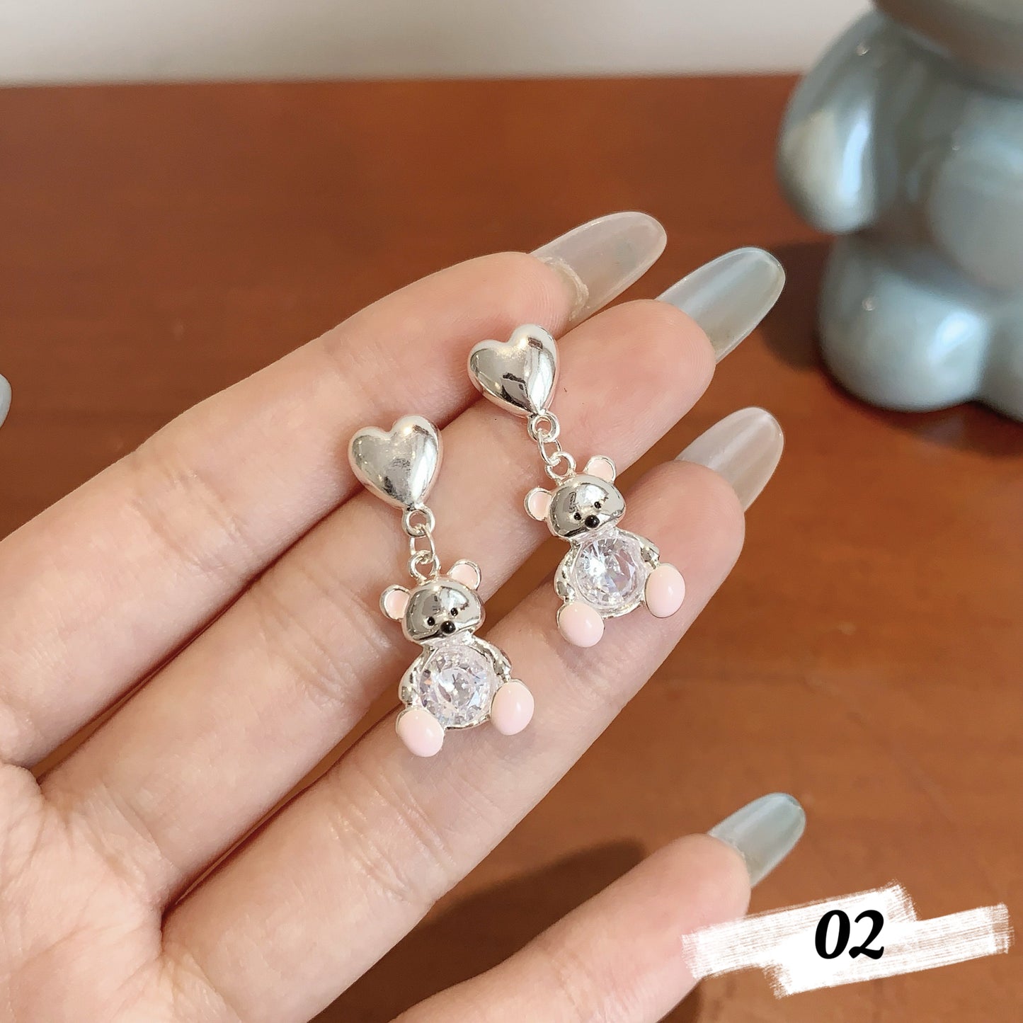 Cute Bear Series Earrings