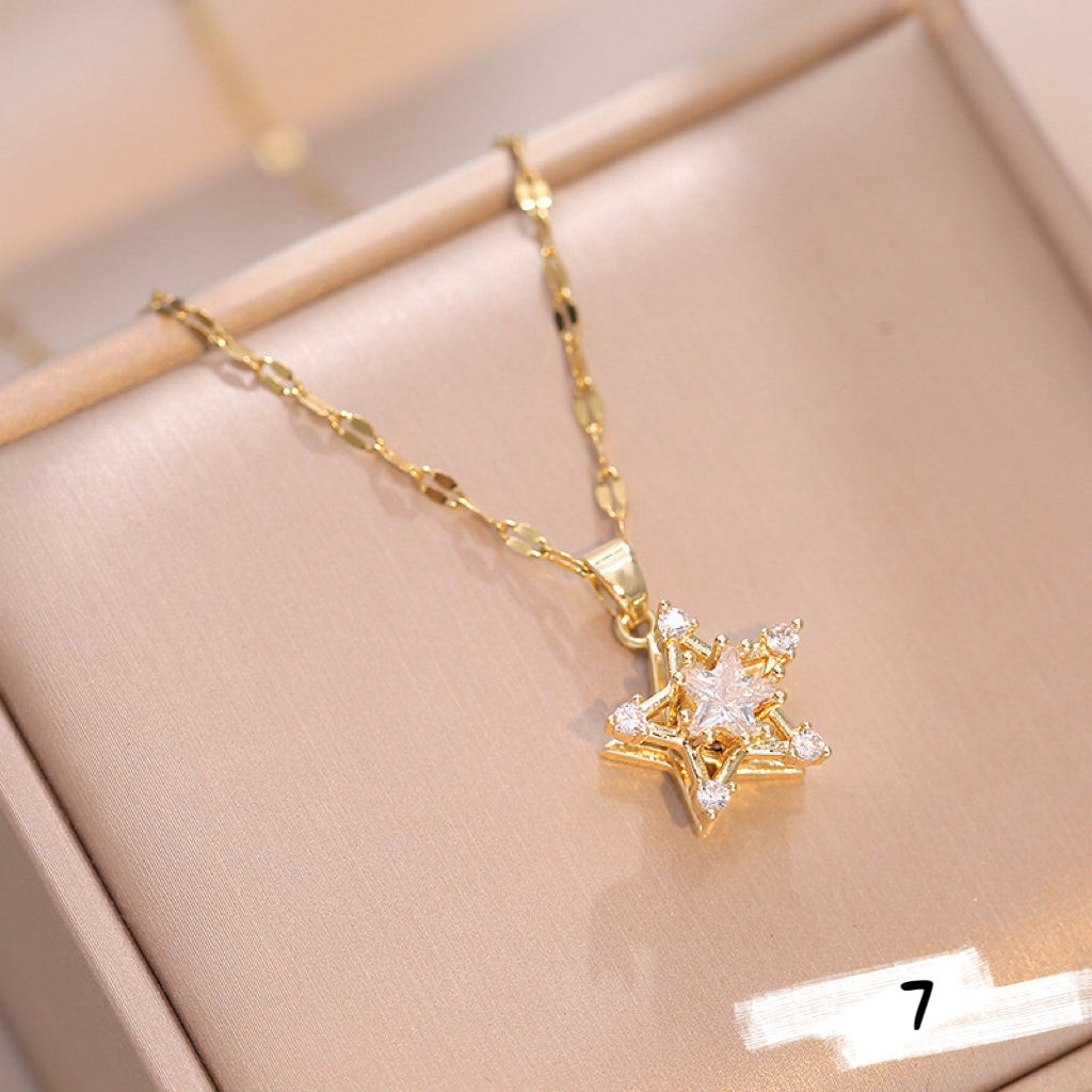 Shiny Spinner Necklace