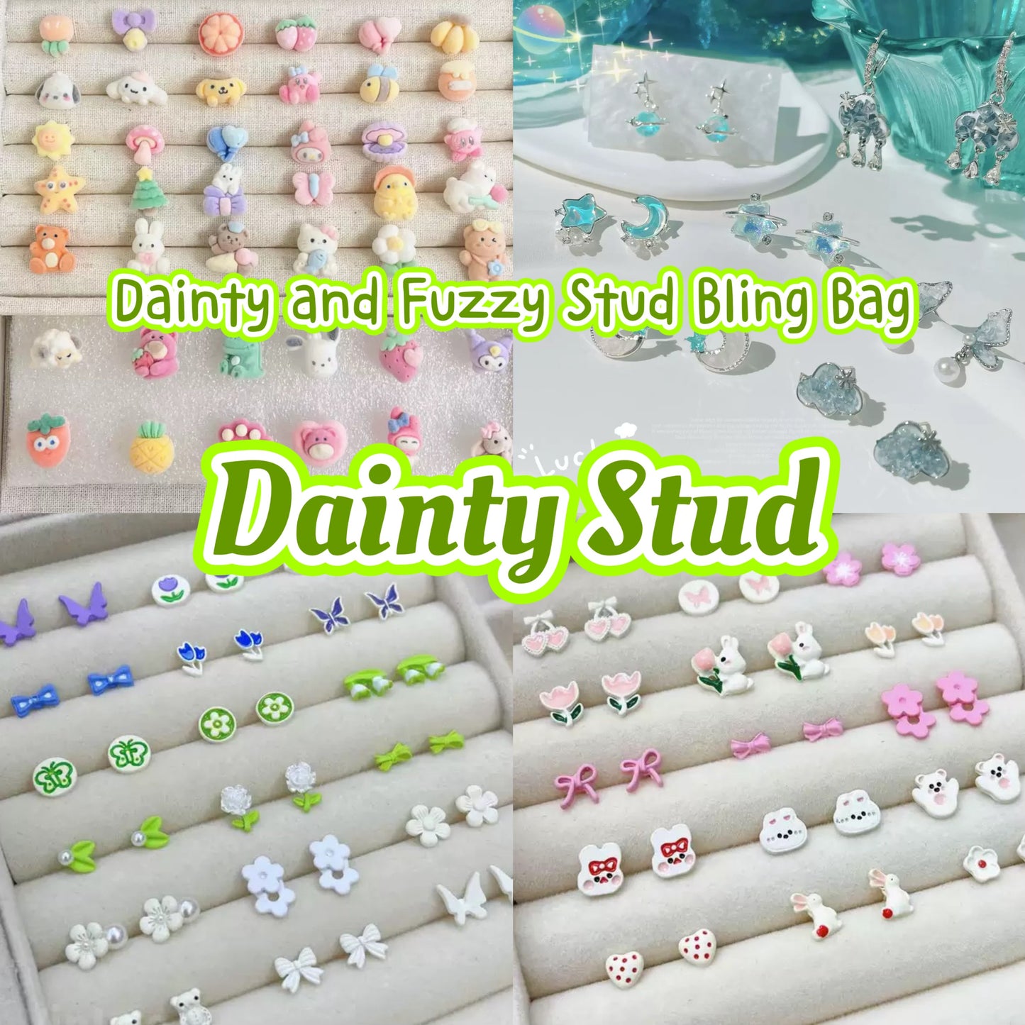 Dainty and Fuzzy Stud- Blind Bag