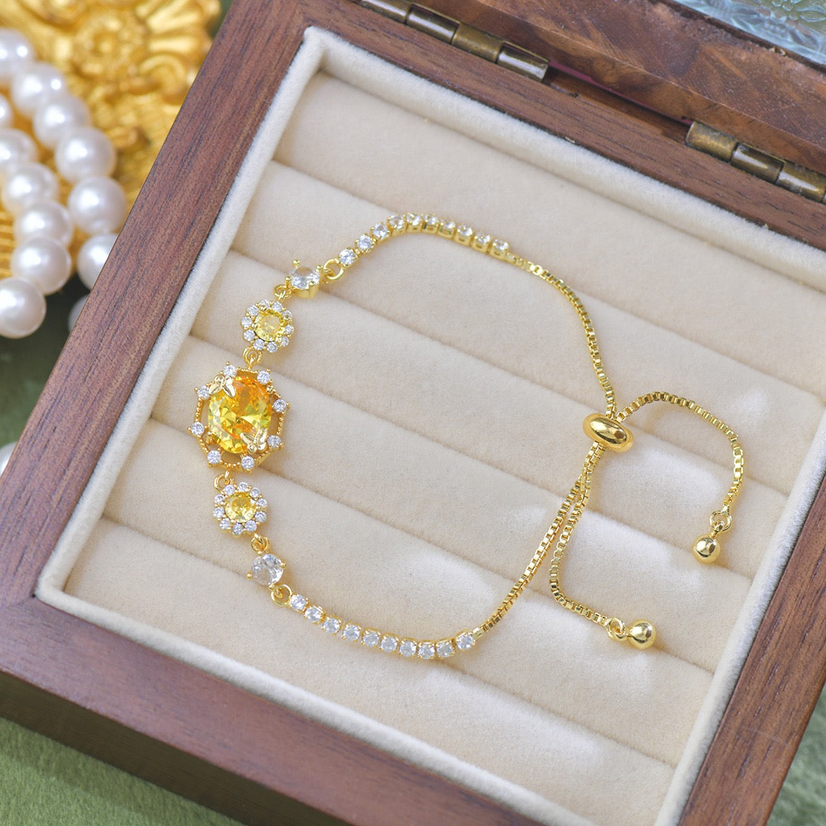 Luxe Openwork Shiny Golden Jewelry Set
