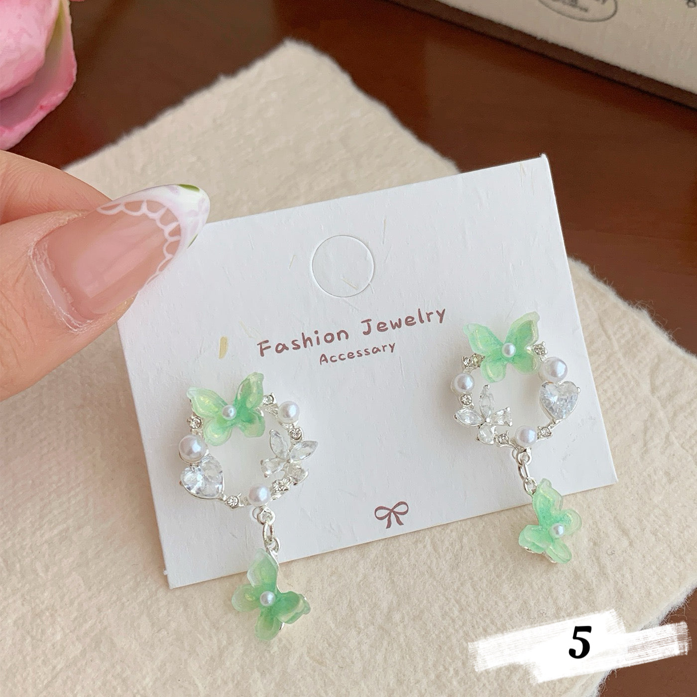 Crystal Butterfly Series Earrings