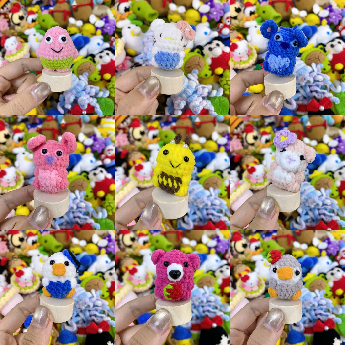Handmade Crocheted Doll - Blind Bag