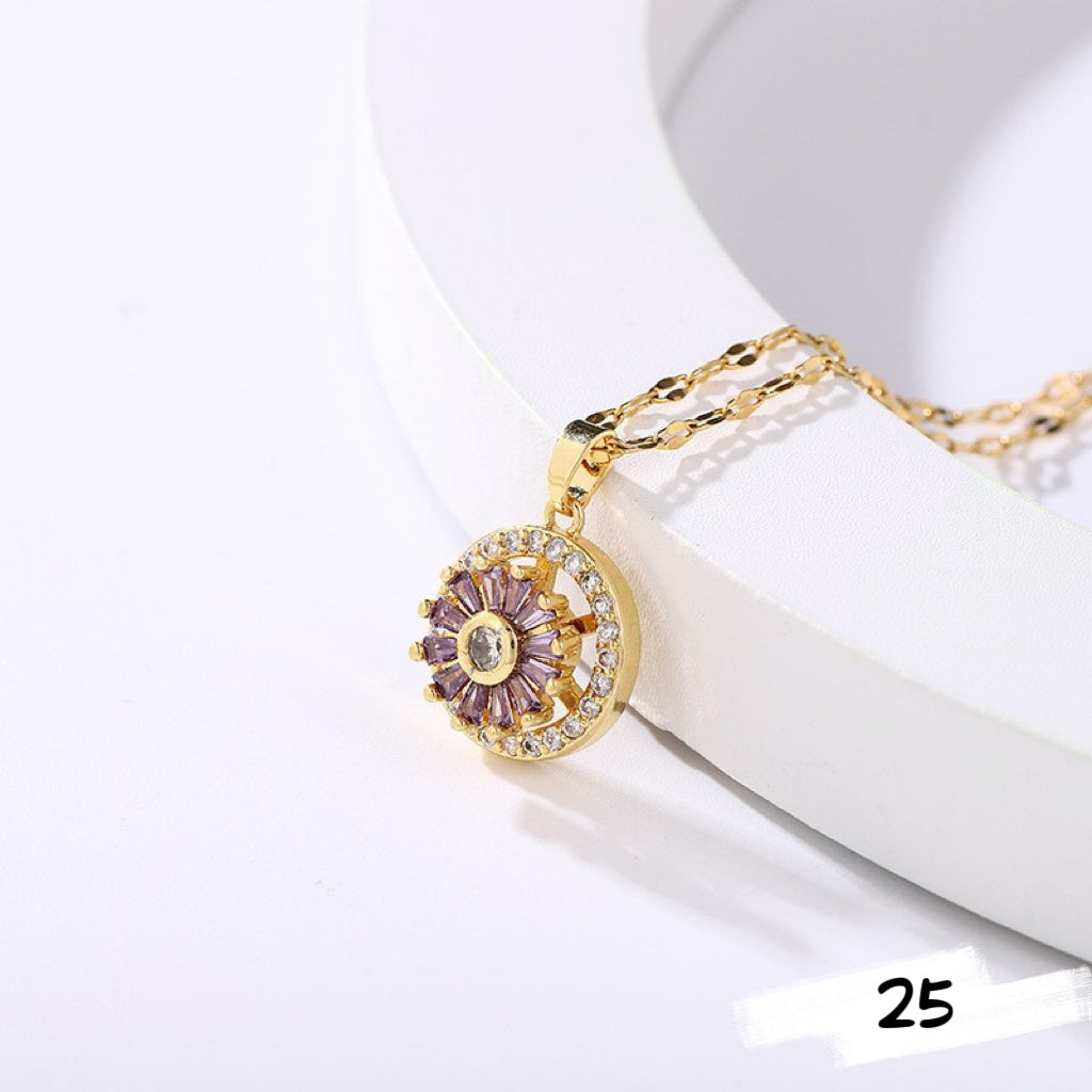 Shiny Spinner Necklace