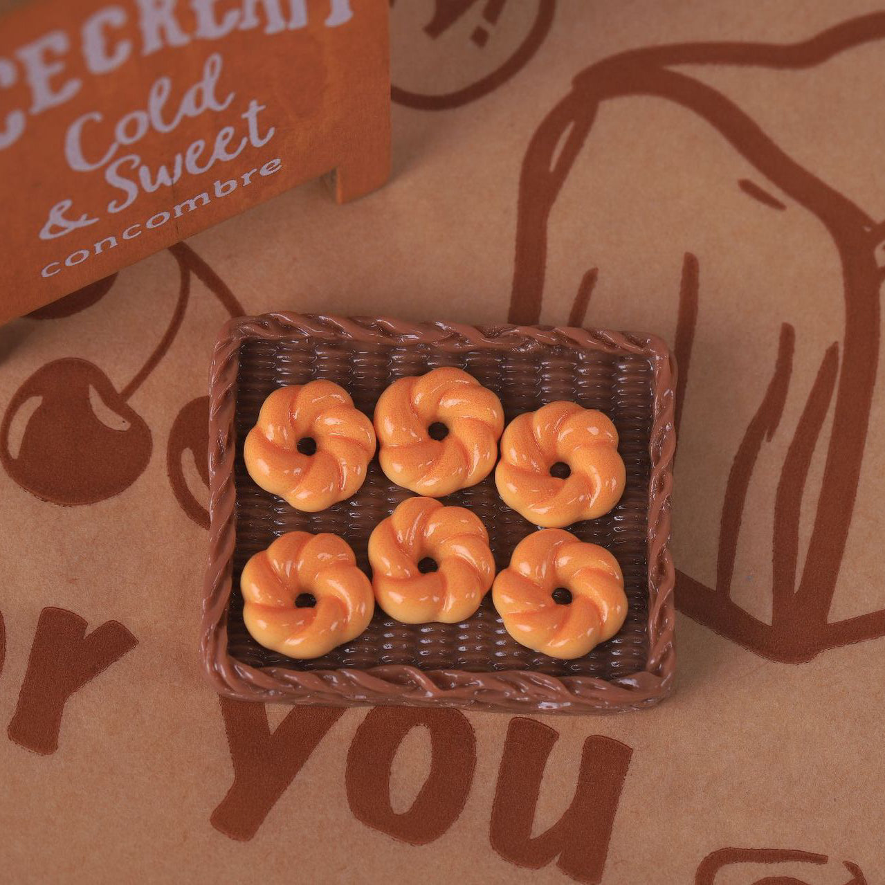 Bread Series Resin Charms