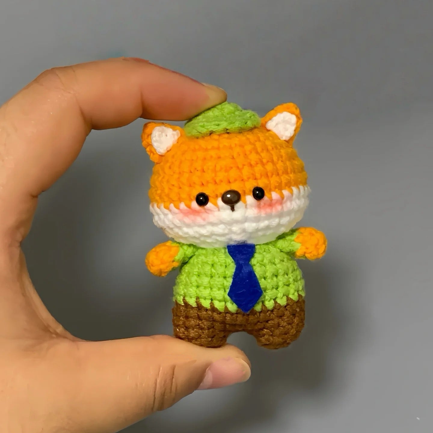 Nick Wide Handmade Crocheted Doll