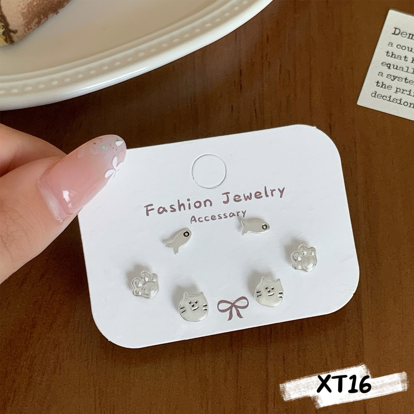 Silver Animal Earring Set