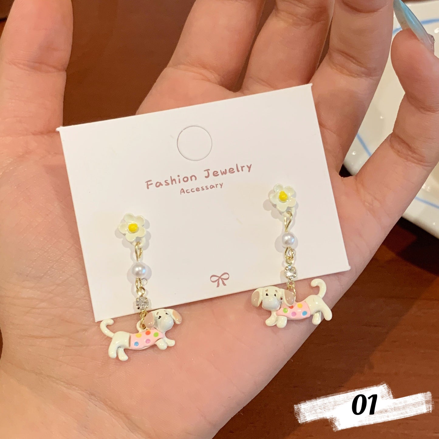 Colorful Dachshund Series Earrings