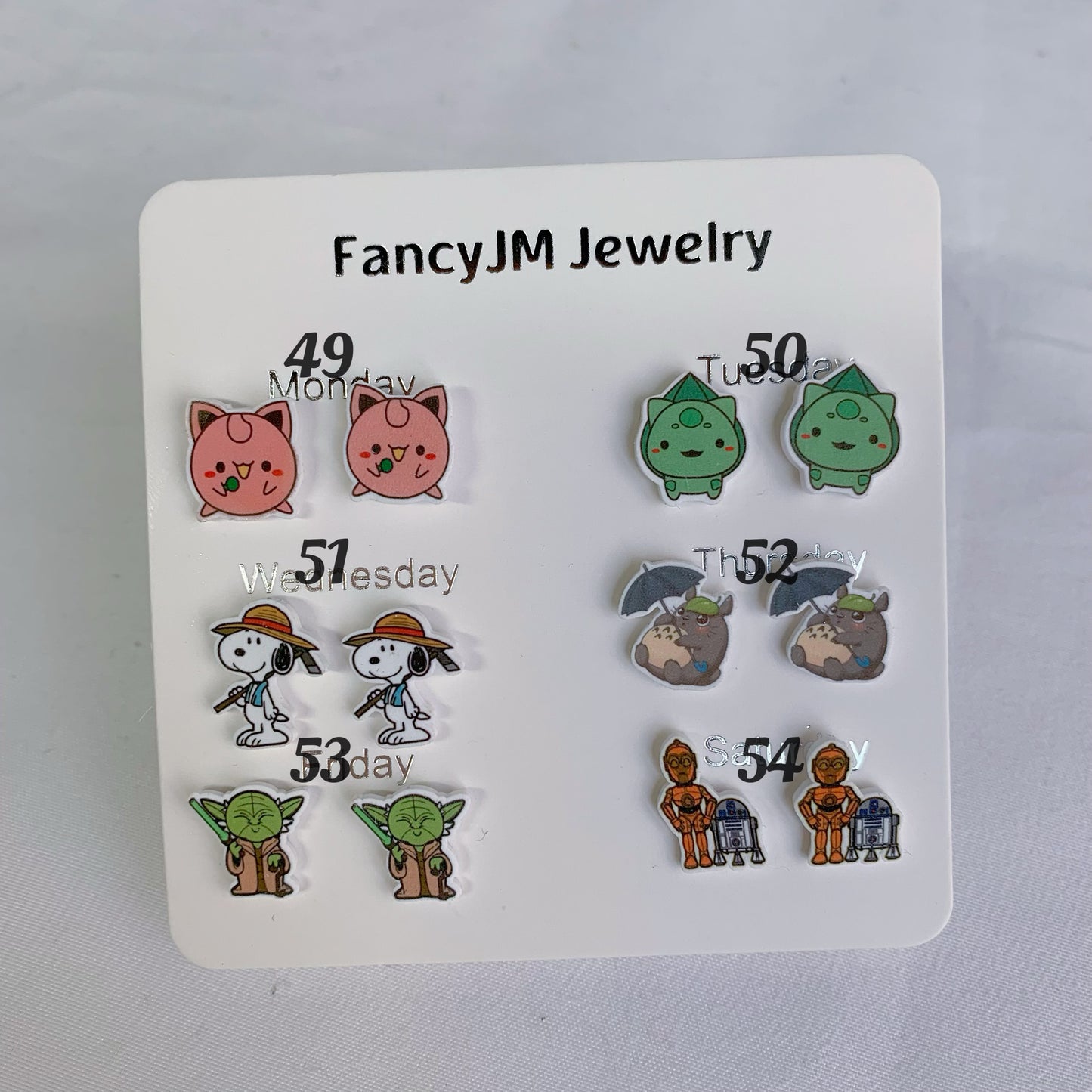 Cartoon Series Studs