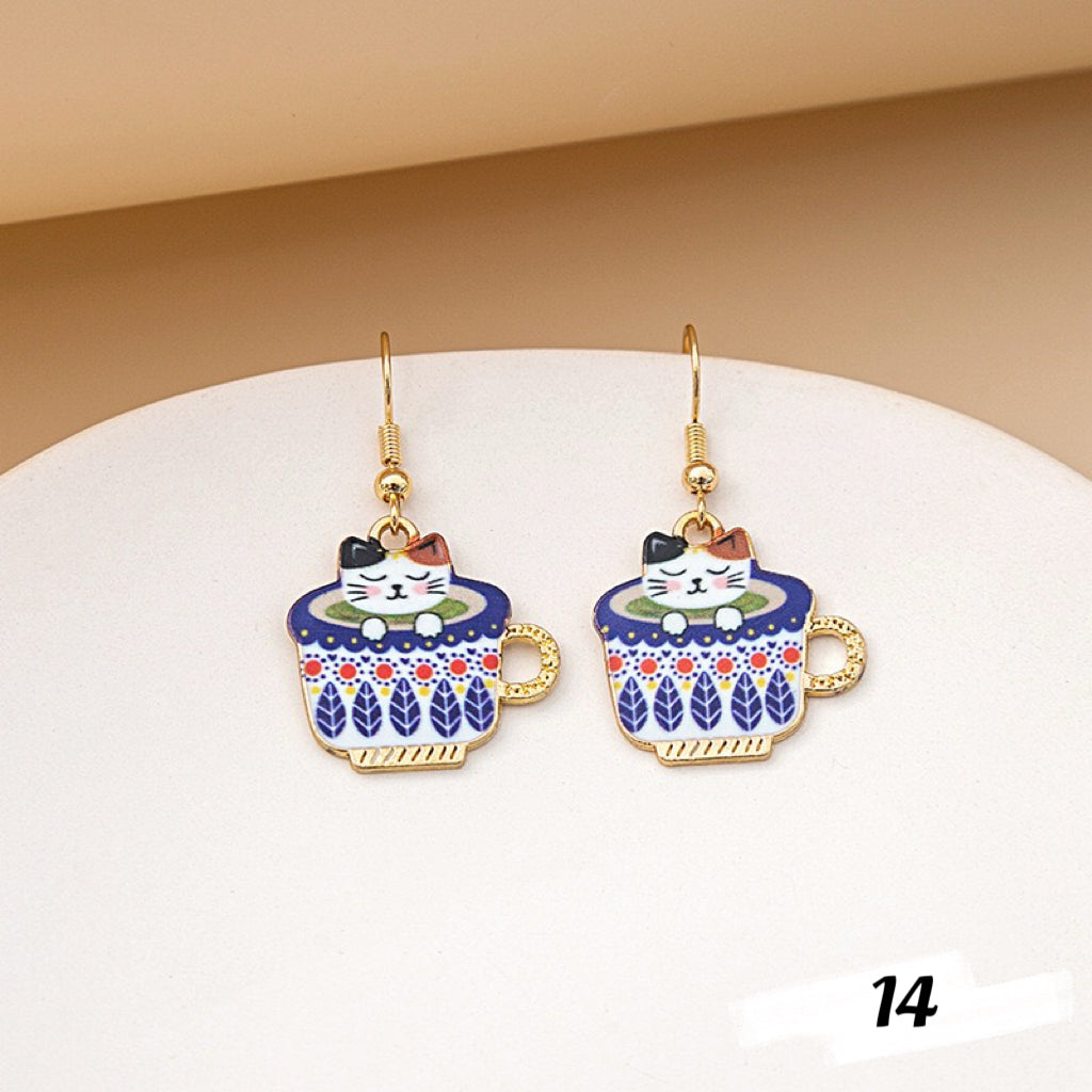 Cute Cat Series Earrings