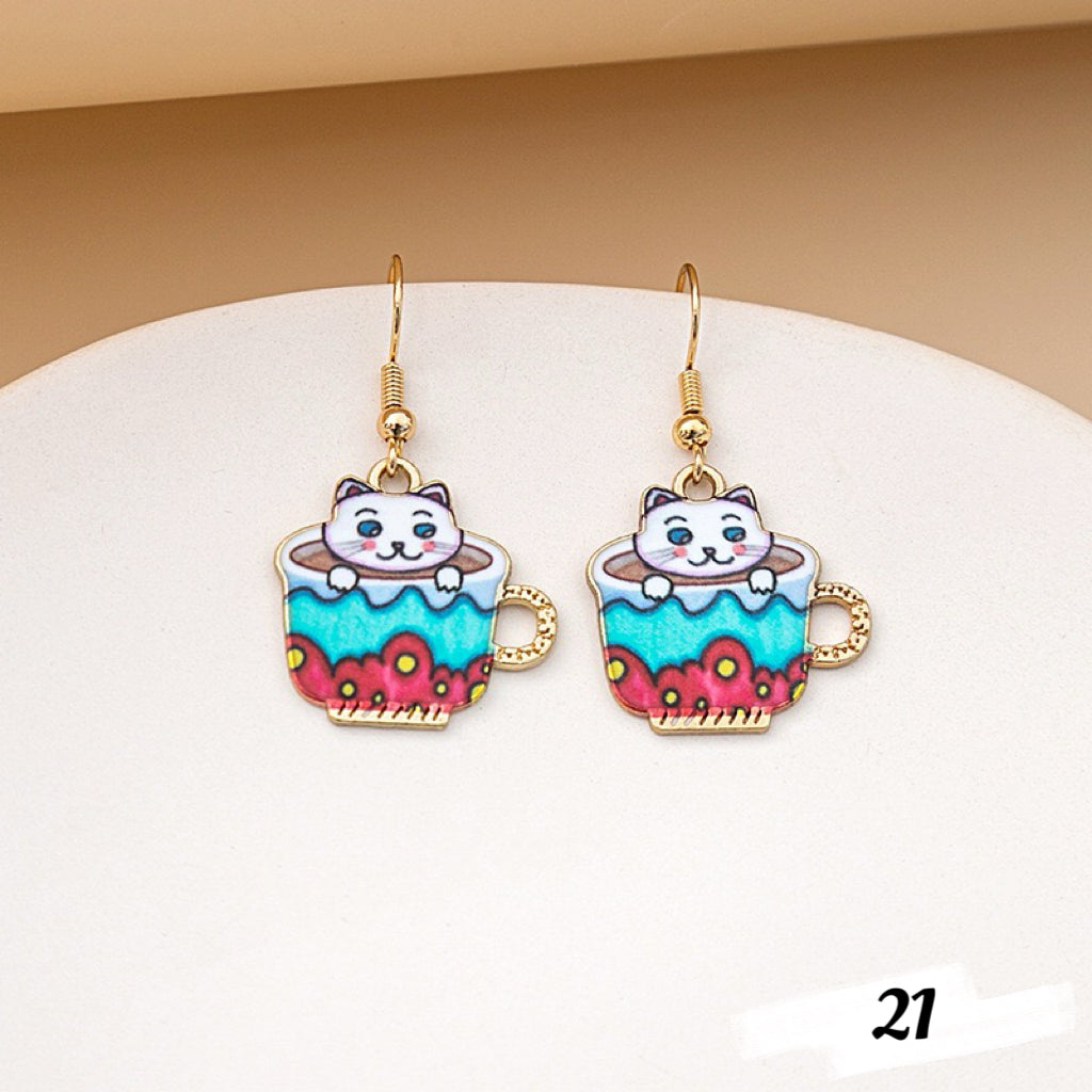 Cute Cat Series Earrings