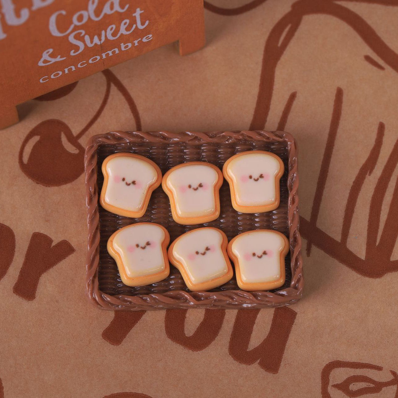Bread Series Resin Charms