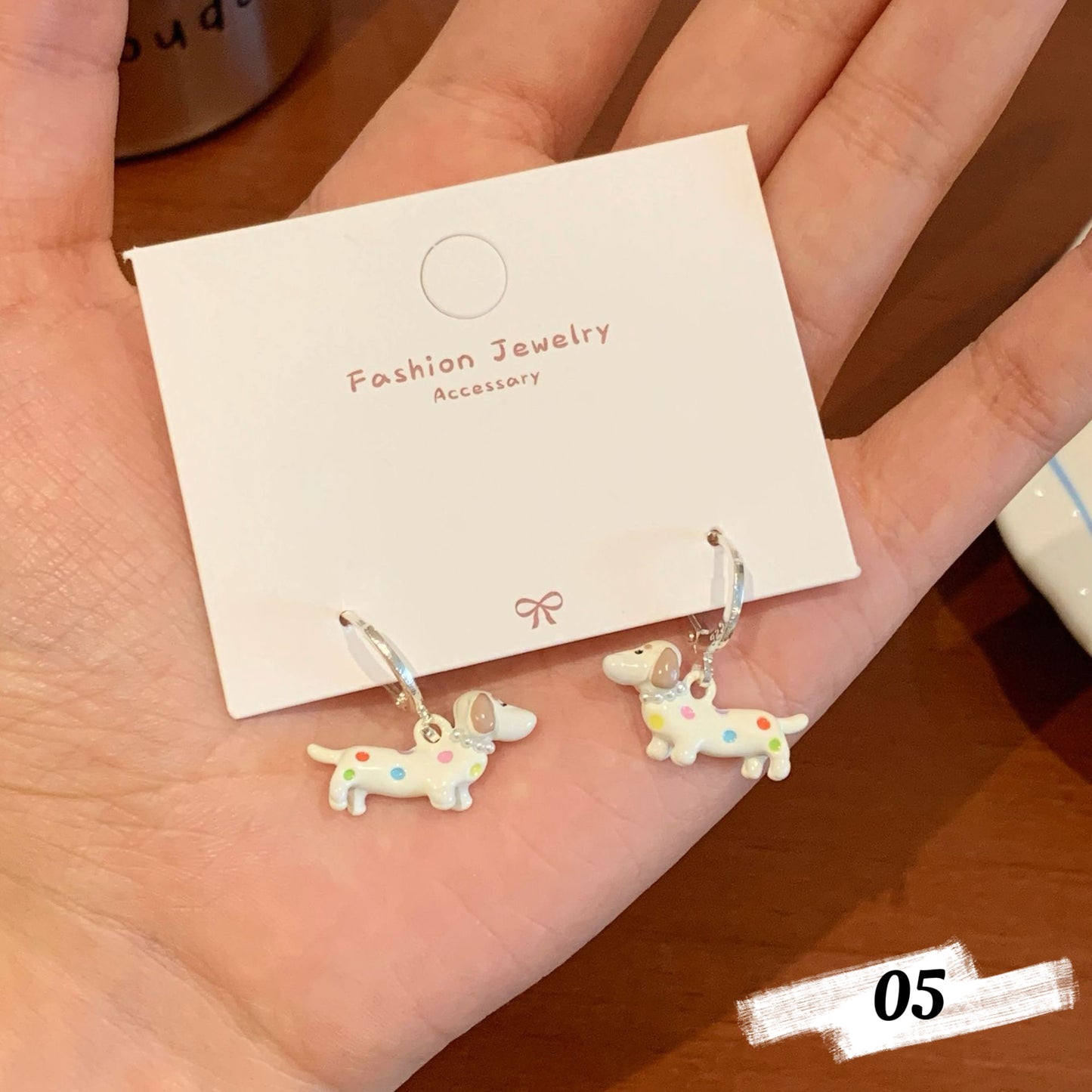 Colorful Dachshund Series Earrings