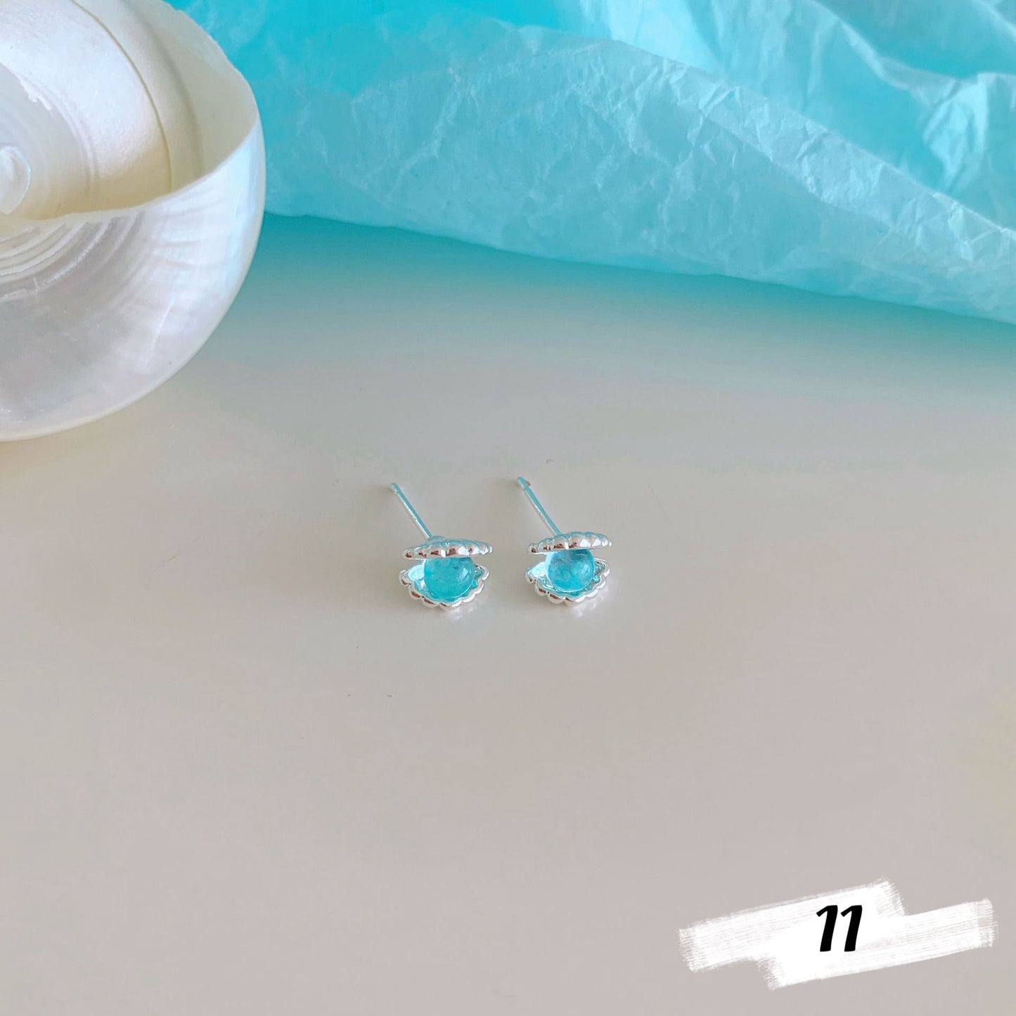 Ocean Series Stud Earrings
