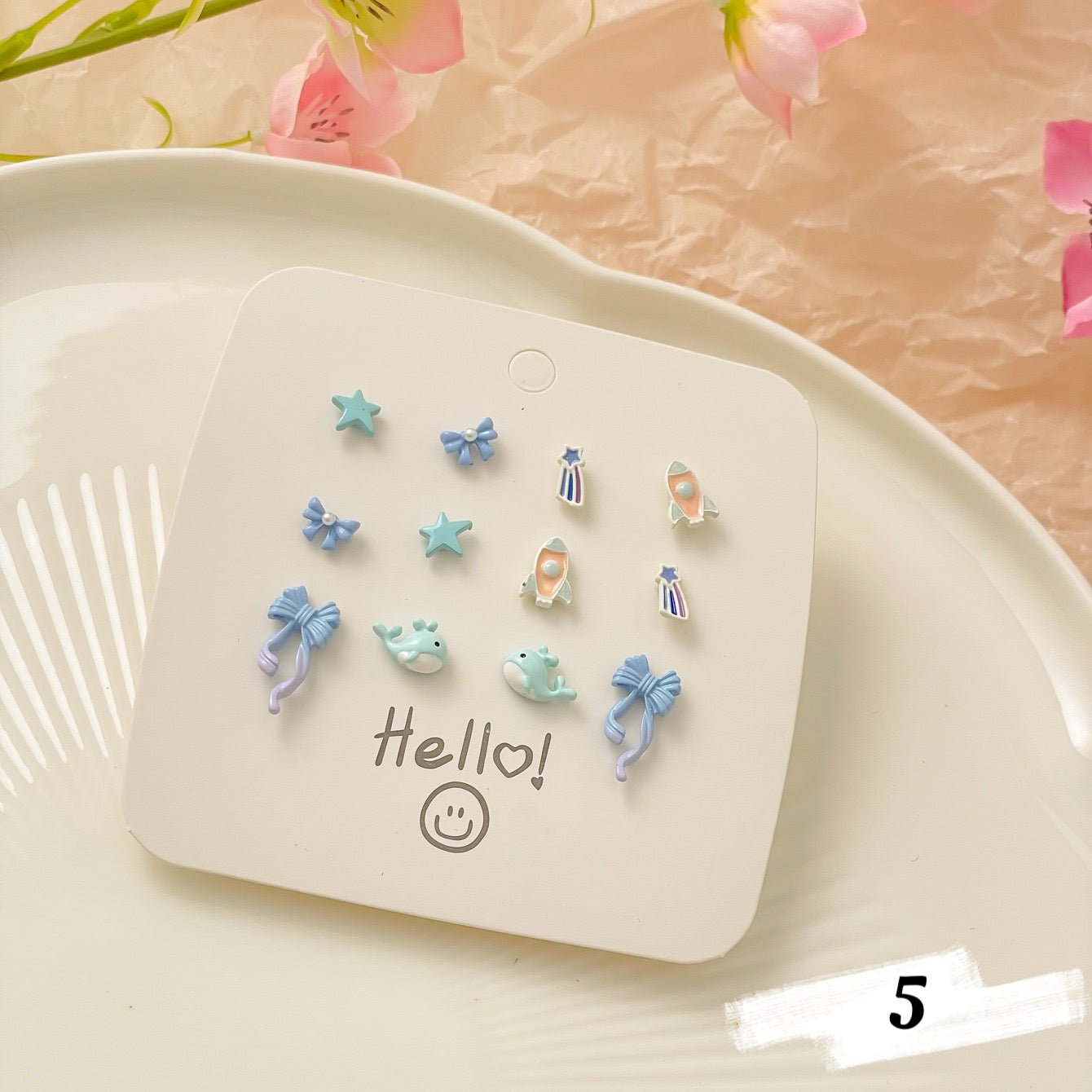 Cute Spring Animal Earring Set