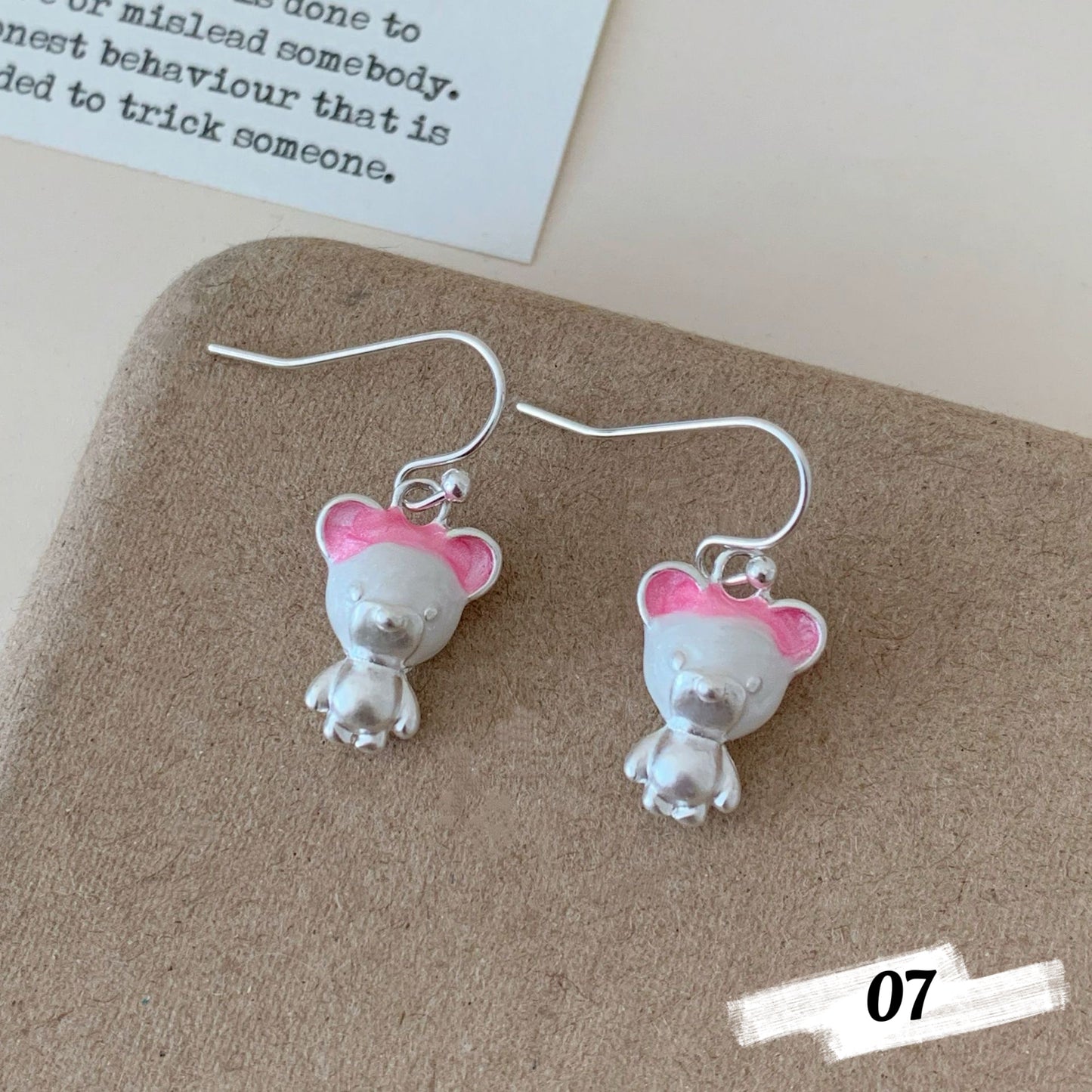 Cute Bear Series Earrings