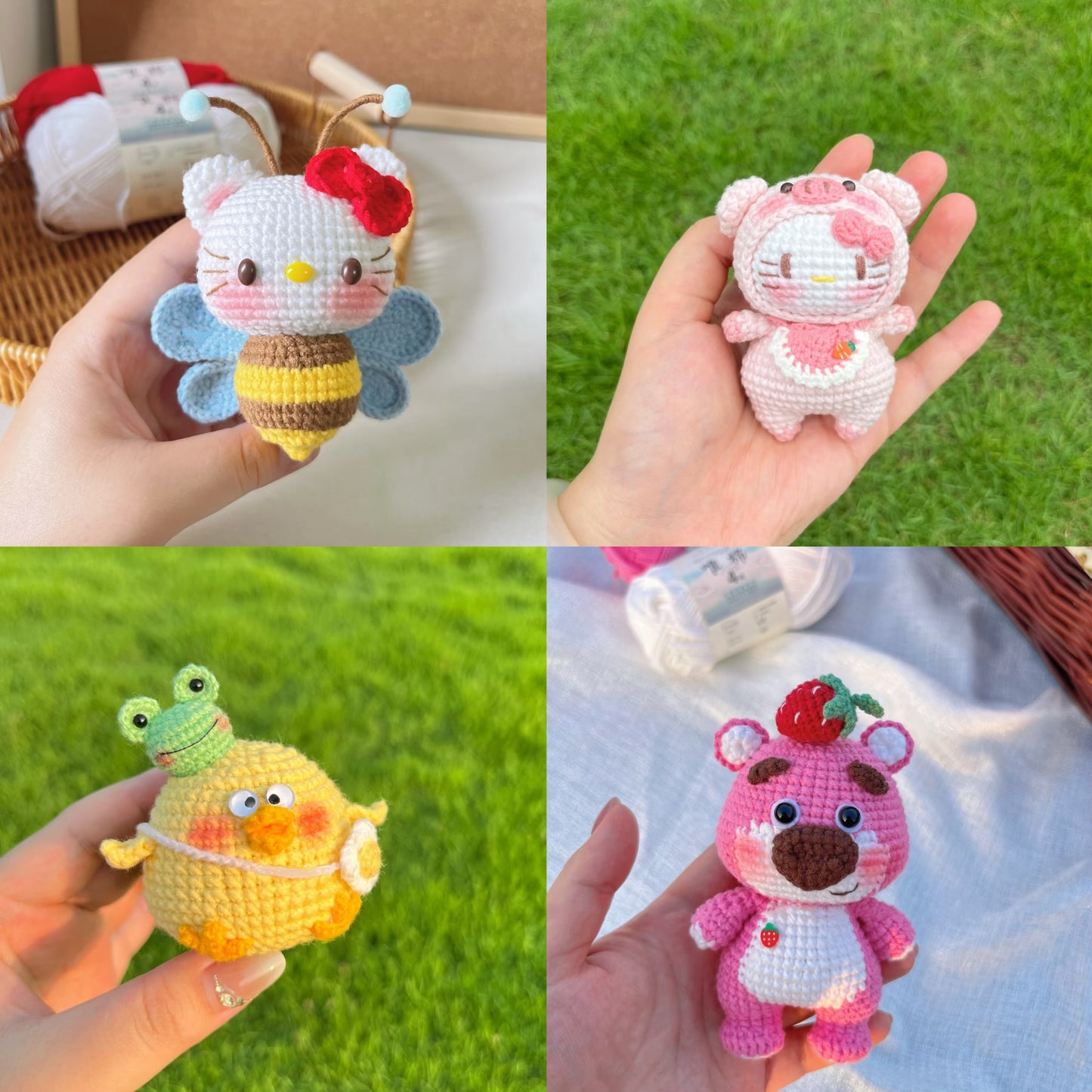 Cartoon Handmade Crocheted Doll