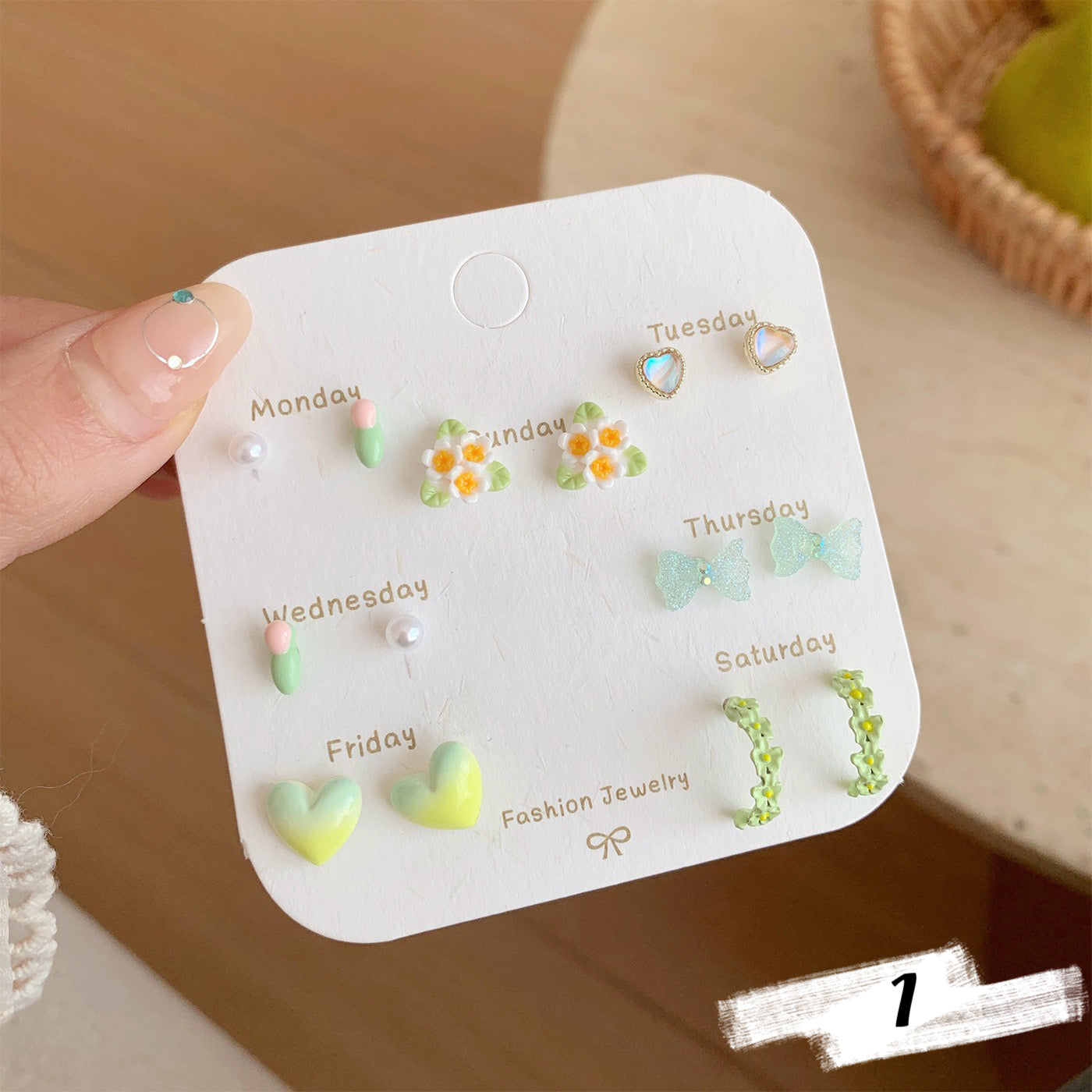 New Spring Flower Earring Set
