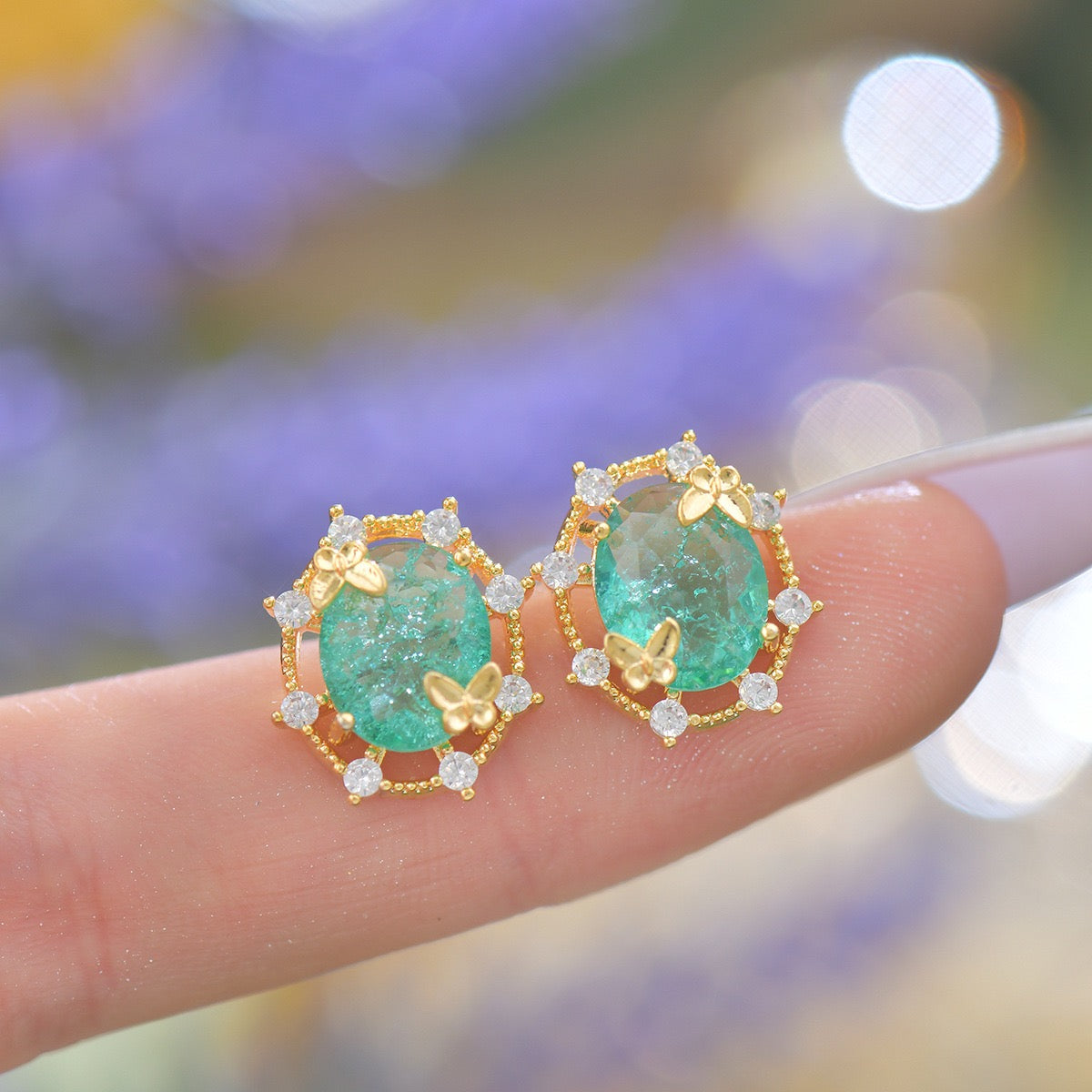 Luxe Openwork Paraiba Jewelry Set