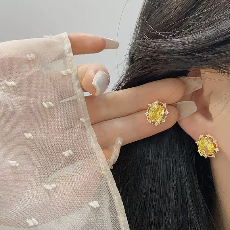 Luxe Openwork Shiny Golden Jewelry Set