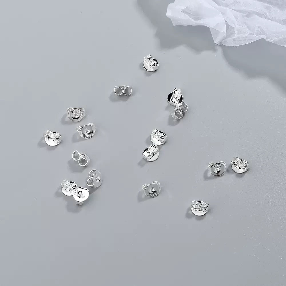 925 Sterling Silver Stud Backing