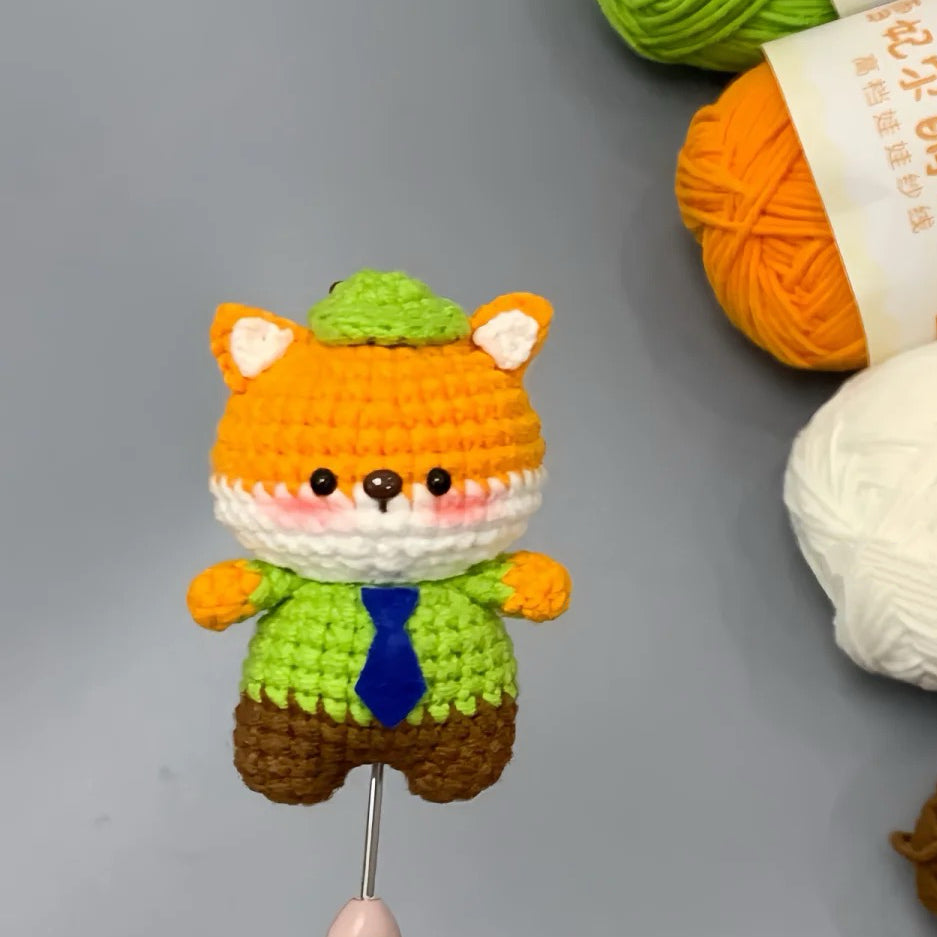 Nick Wide Handmade Crocheted Doll