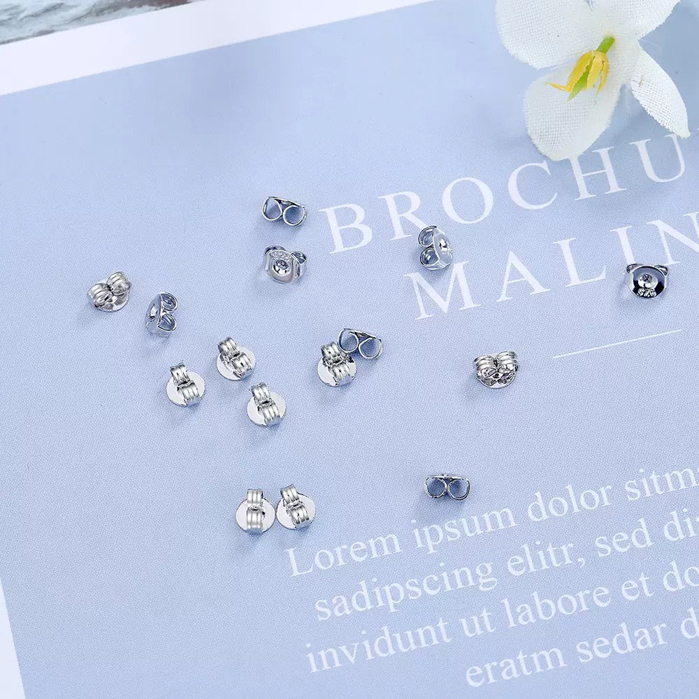 925 Sterling Silver Stud Backing