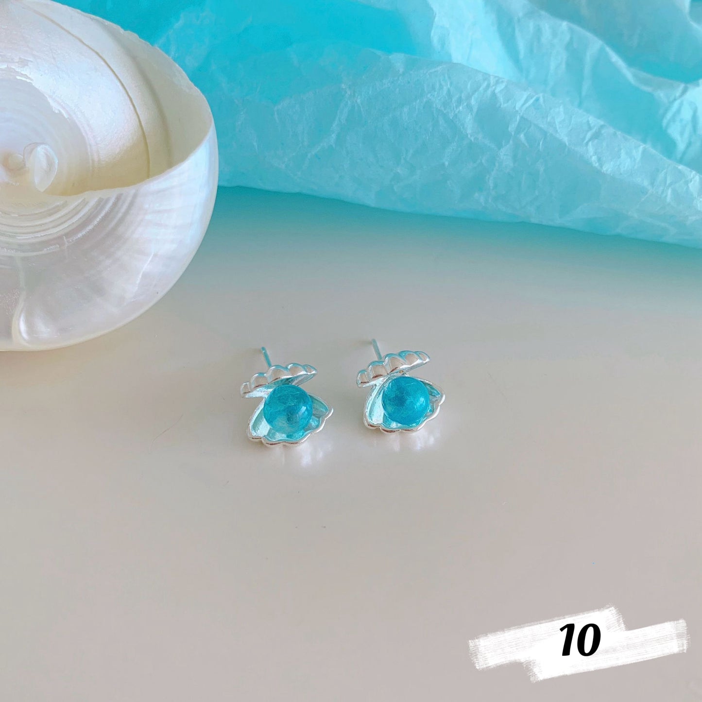 Ocean Series Stud Earrings