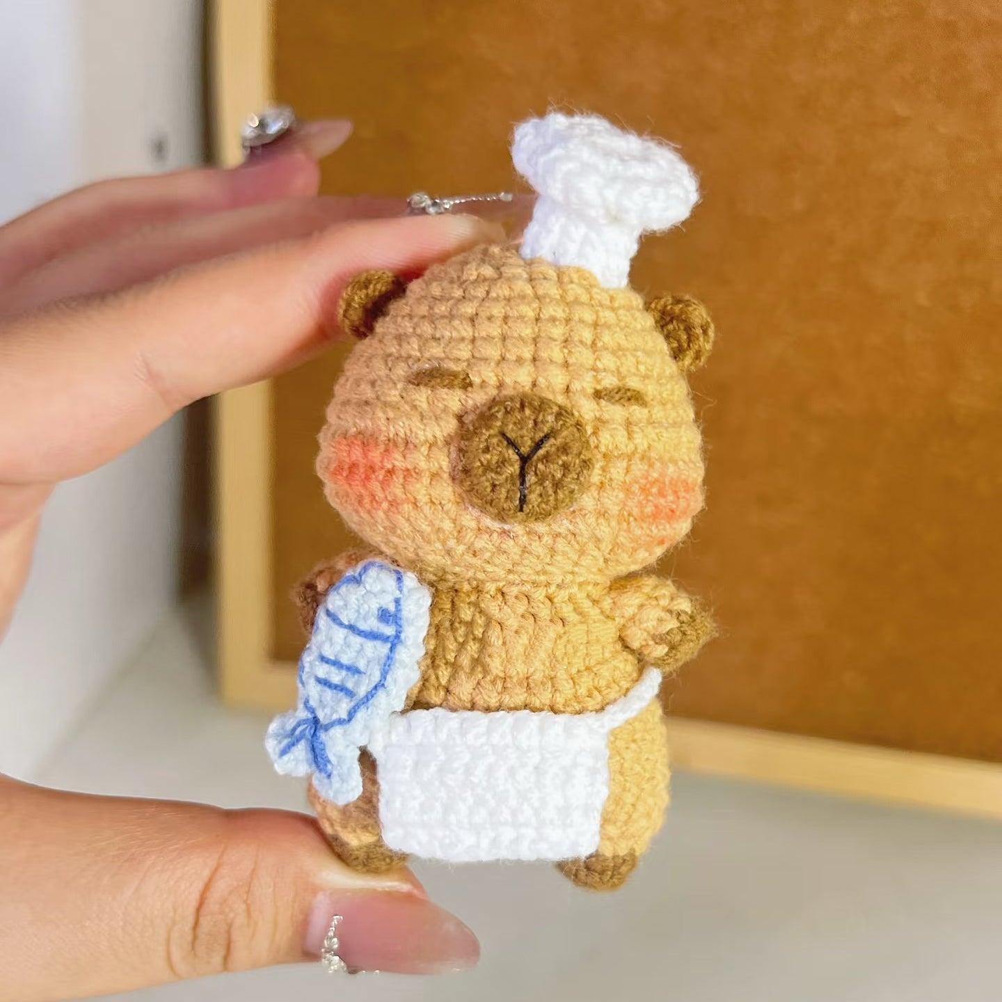 Cartoon Handmade Crocheted Doll