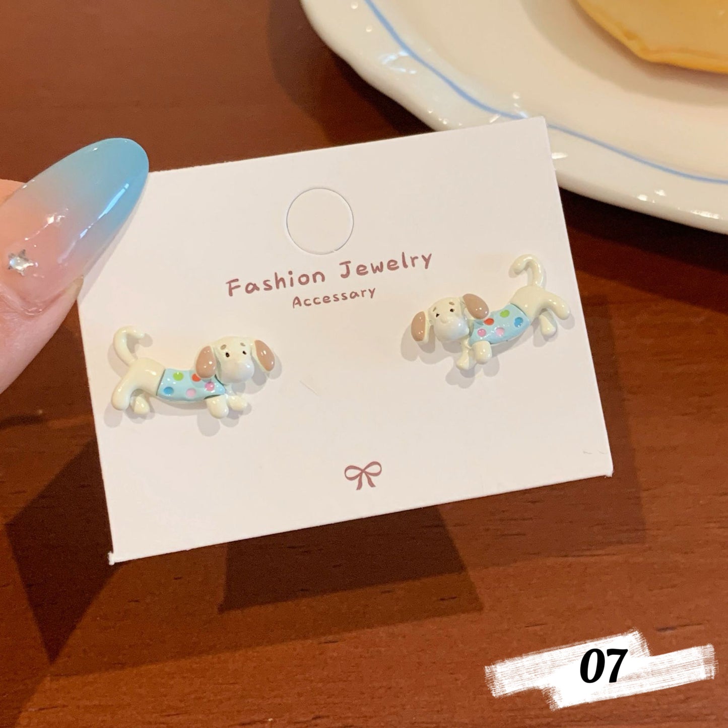Colorful Dachshund Series Earrings