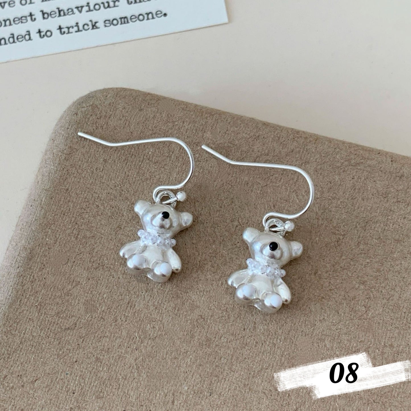 Cute Bear Series Earrings