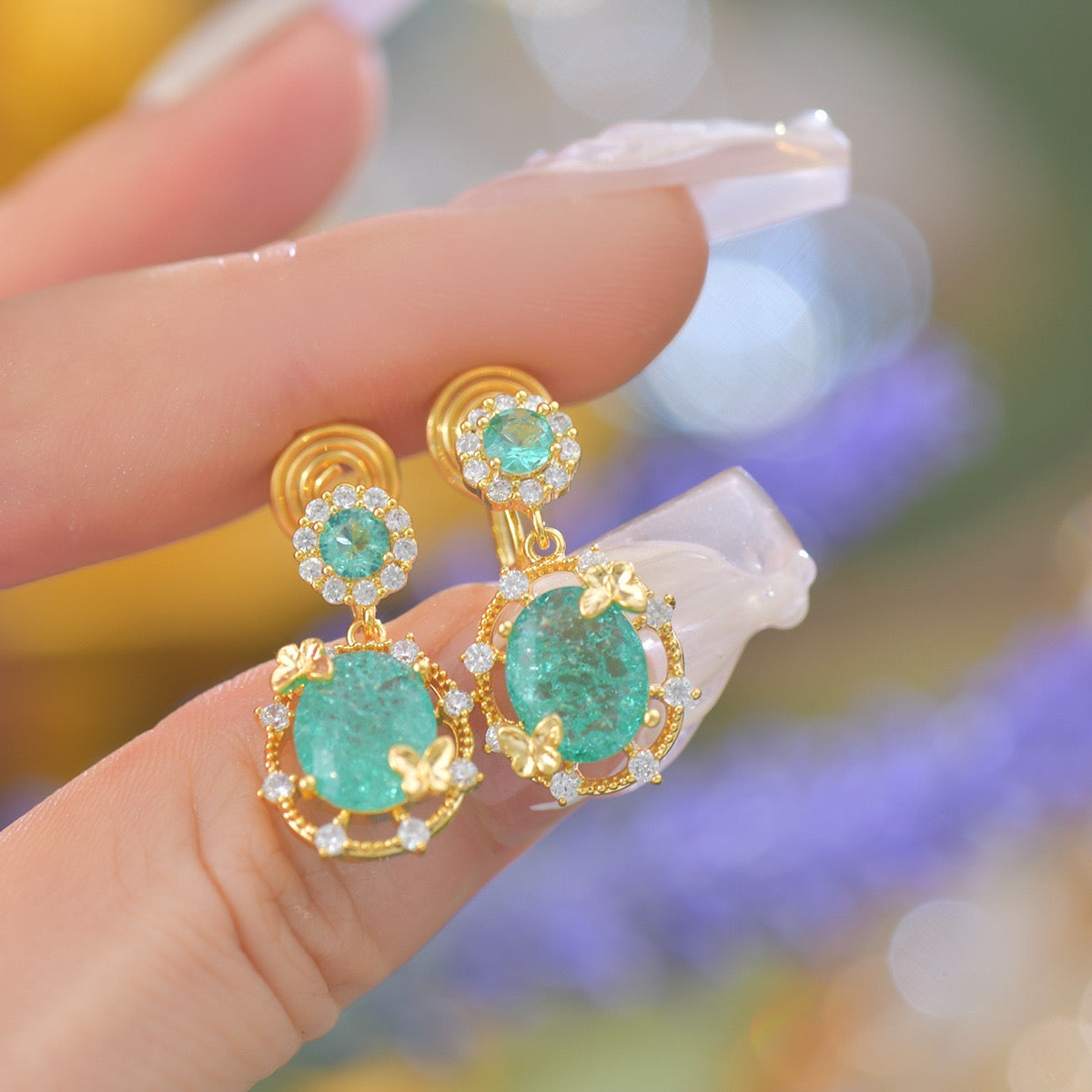 Luxe Openwork Paraiba Jewelry Set