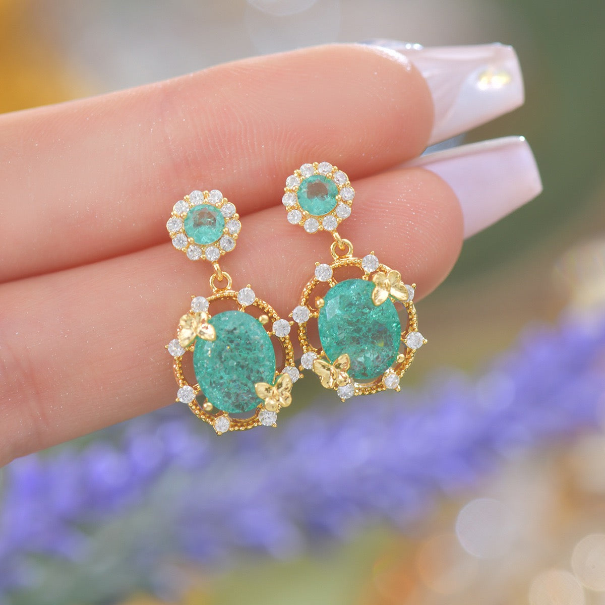 Luxe Openwork Paraiba Jewelry Set