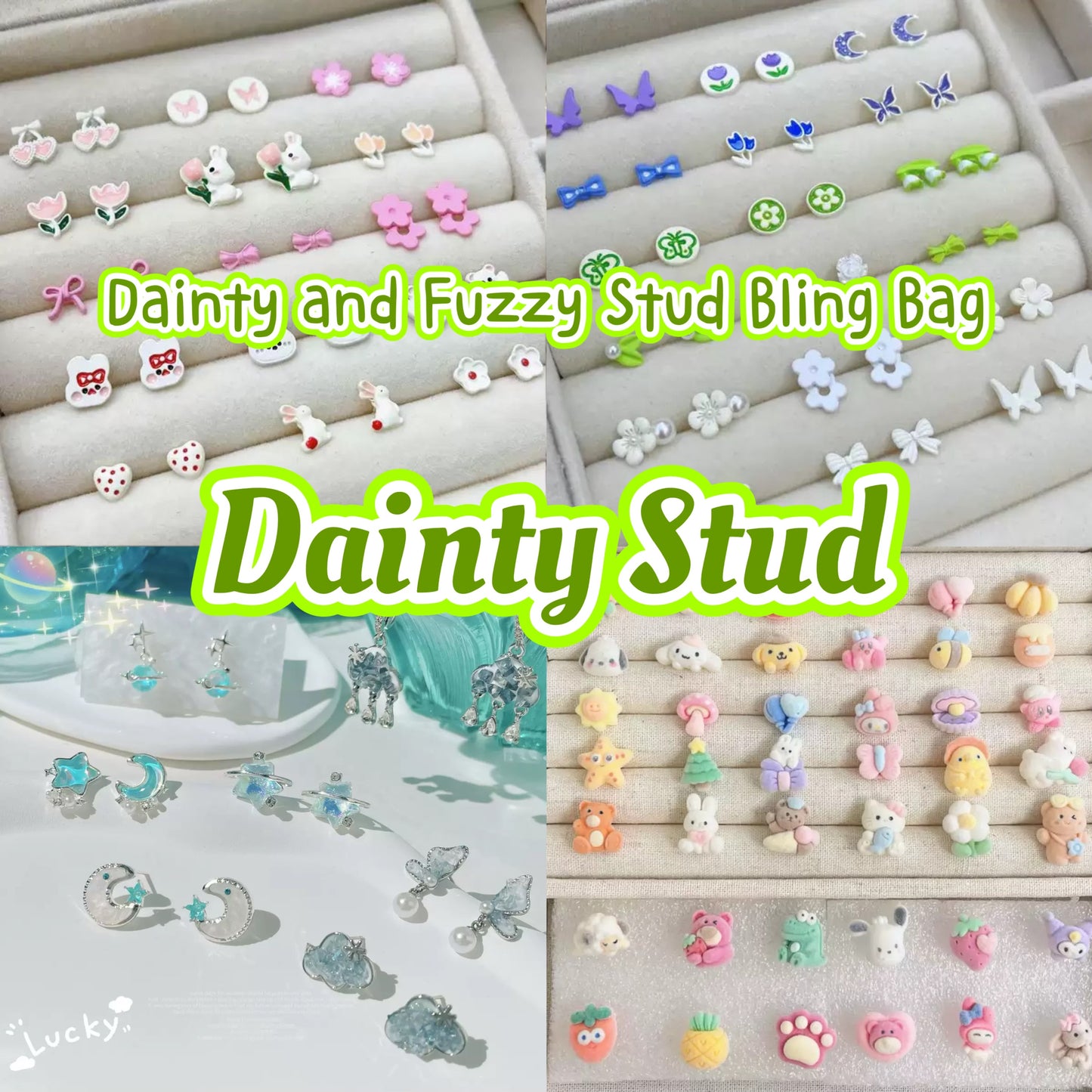 Dainty and Fuzzy Stud- Blind Bag