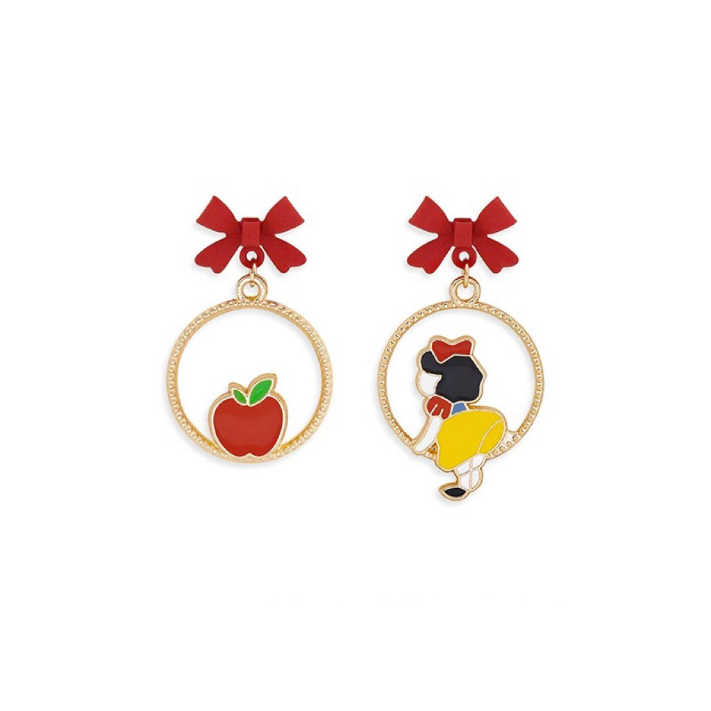 Snowwhite and Apple Earrings