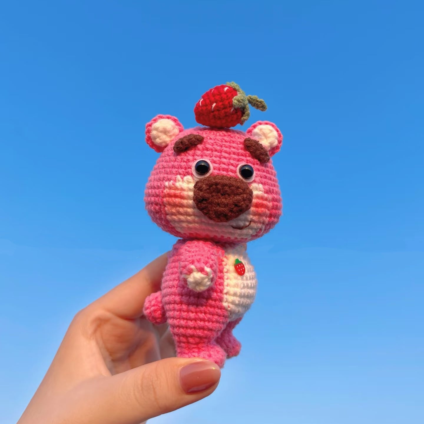 Lotso Bear Handmade Crocheted Doll