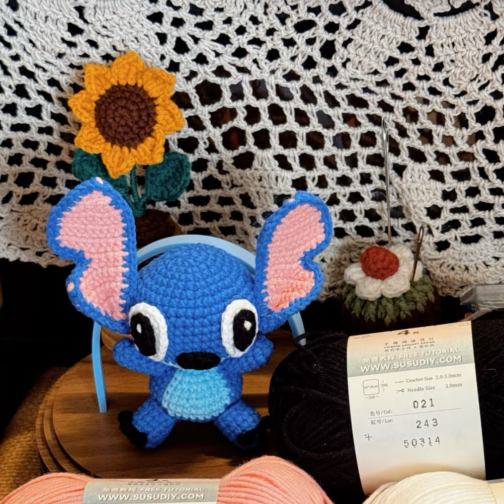Stitch Handmade Crocheted Doll